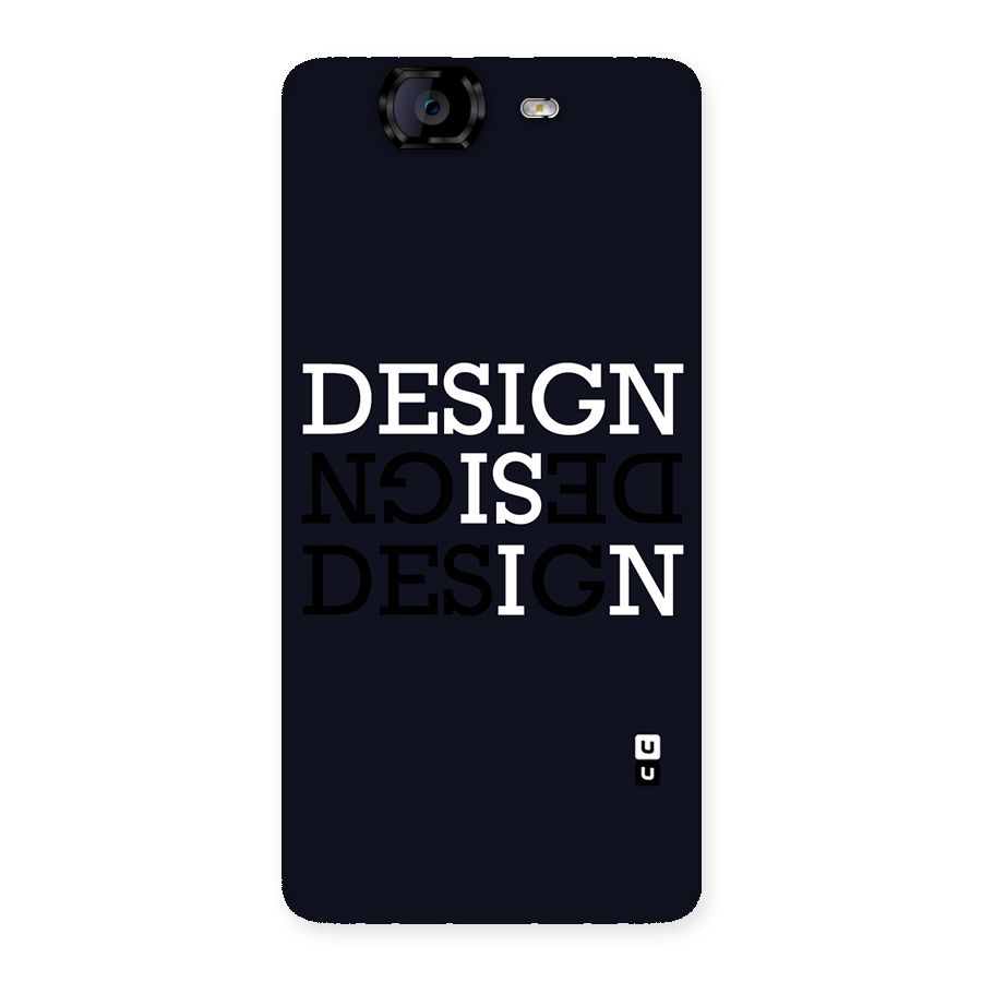 Design is In Typography Back Case for Canvas Knight A350