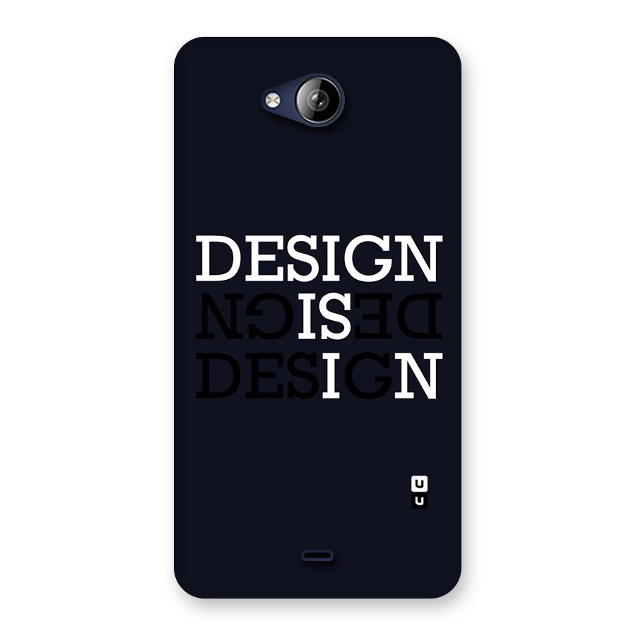 Design is In Typography Back Case for Canvas Play Q355