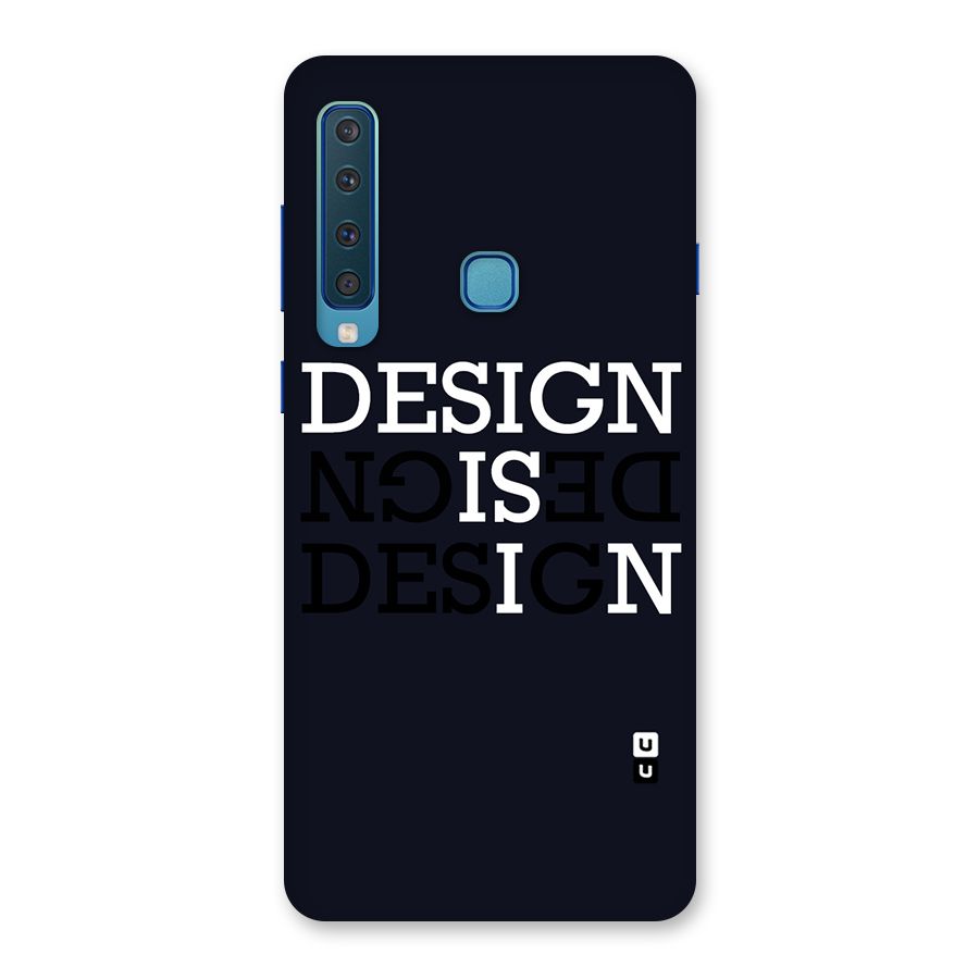 Design is In Typography Back Case for Galaxy A9 (2018)