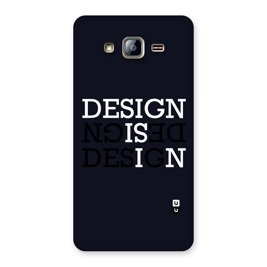 Design is In Typography Back Case for Galaxy On5