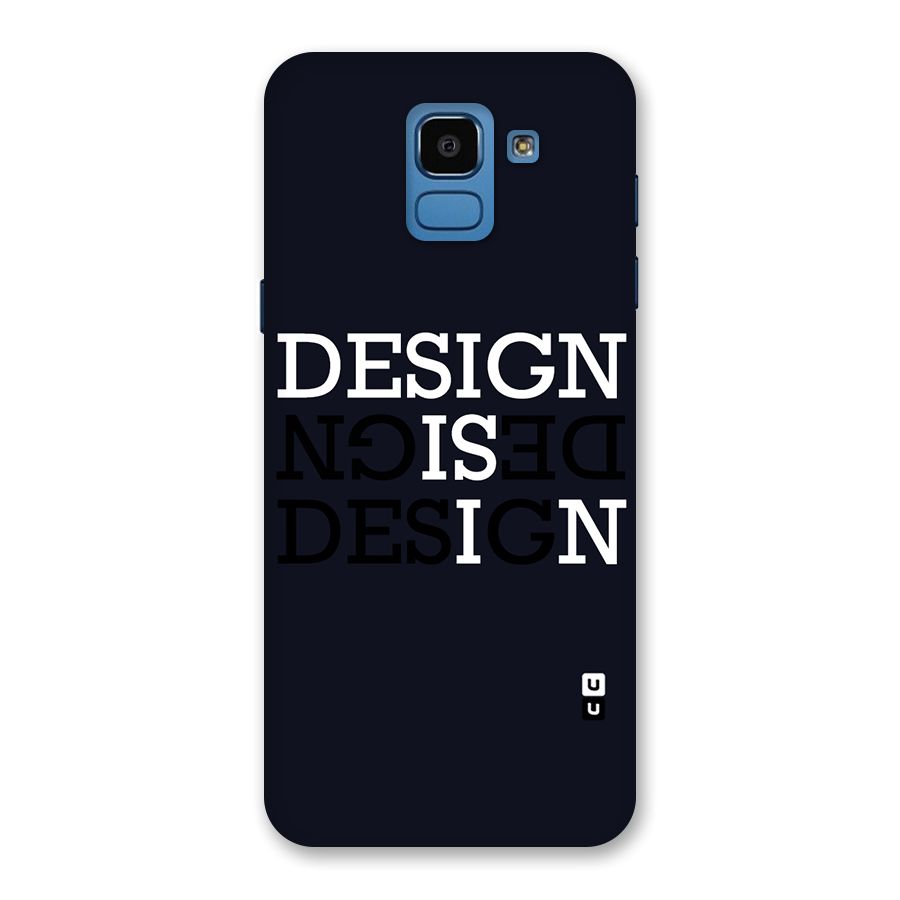 Design is In Typography Back Case for Galaxy On6