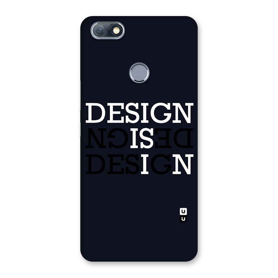 Design is In Typography Back Case for Infinix Note 5