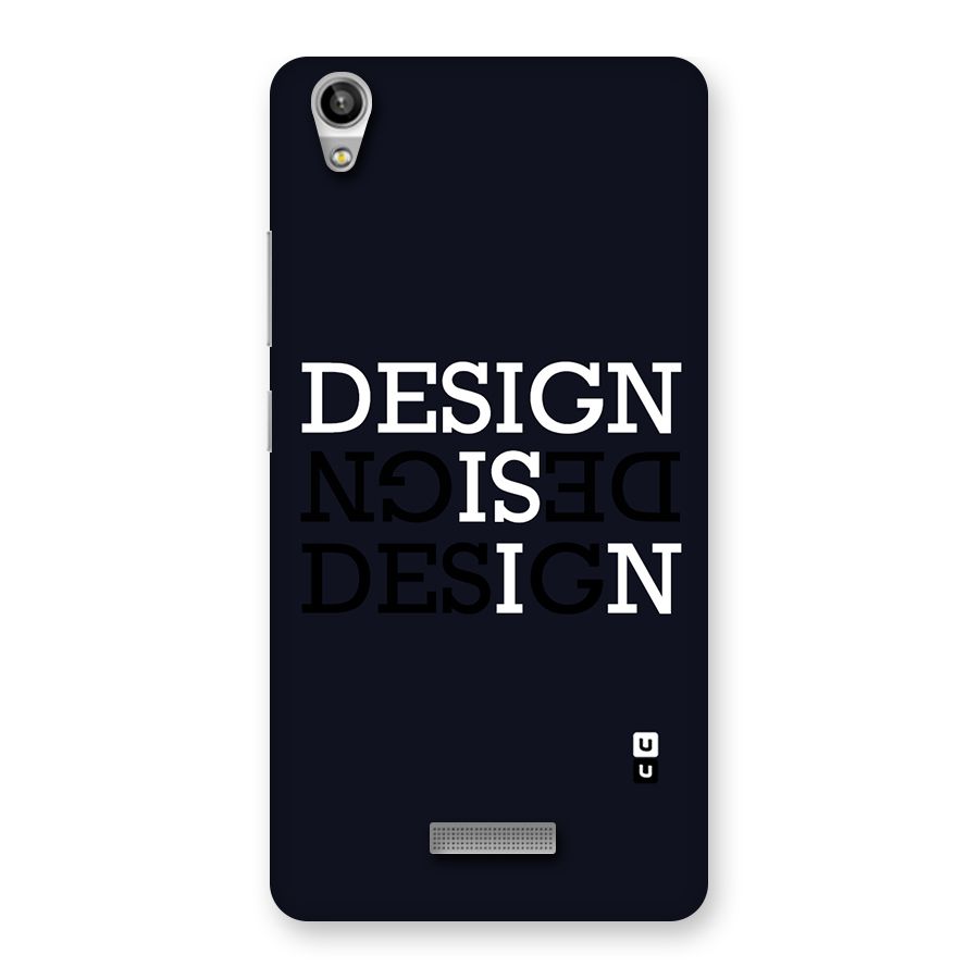 Design is In Typography Back Case for Lava-Pixel-V1