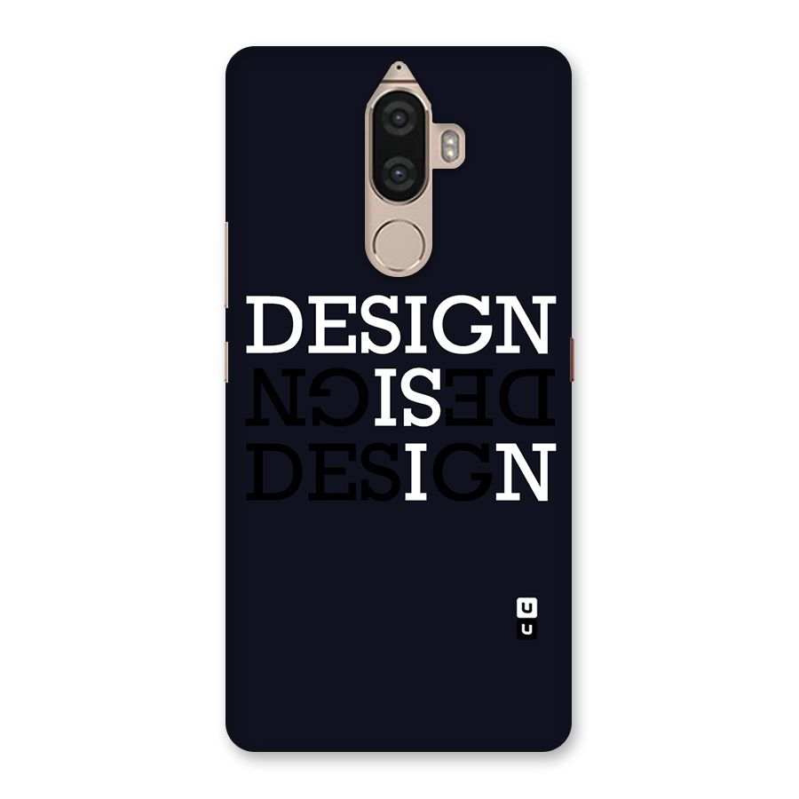 Design is In Typography Back Case for Lenovo K8 Note