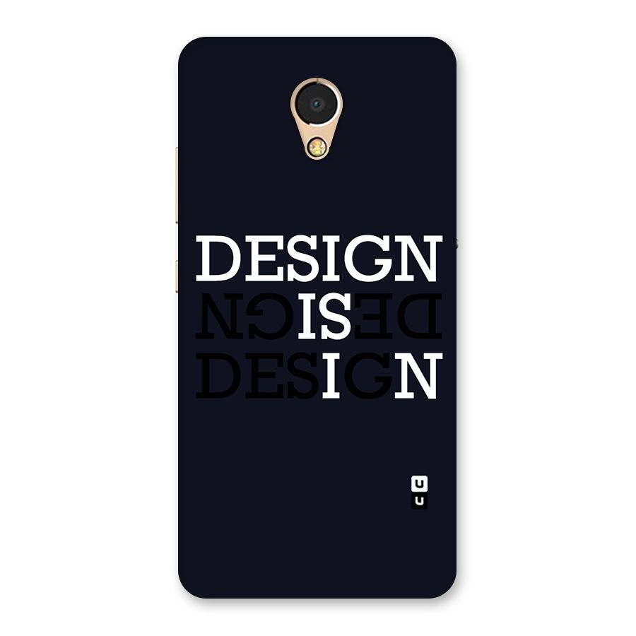 Design is In Typography Back Case for Lenovo P2