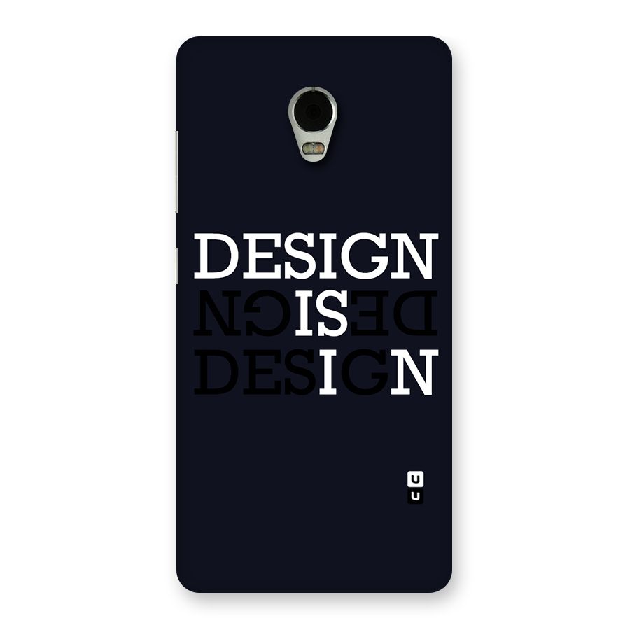 Design is In Typography Back Case for Lenovo Vibe P1
