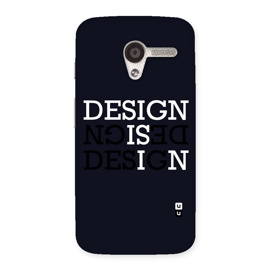 Design is In Typography Back Case for Moto X