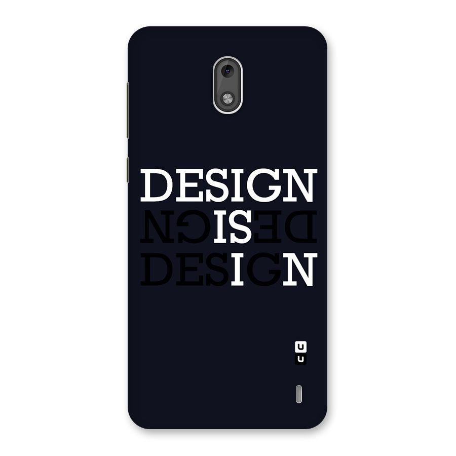Design is In Typography Back Case for Nokia 2