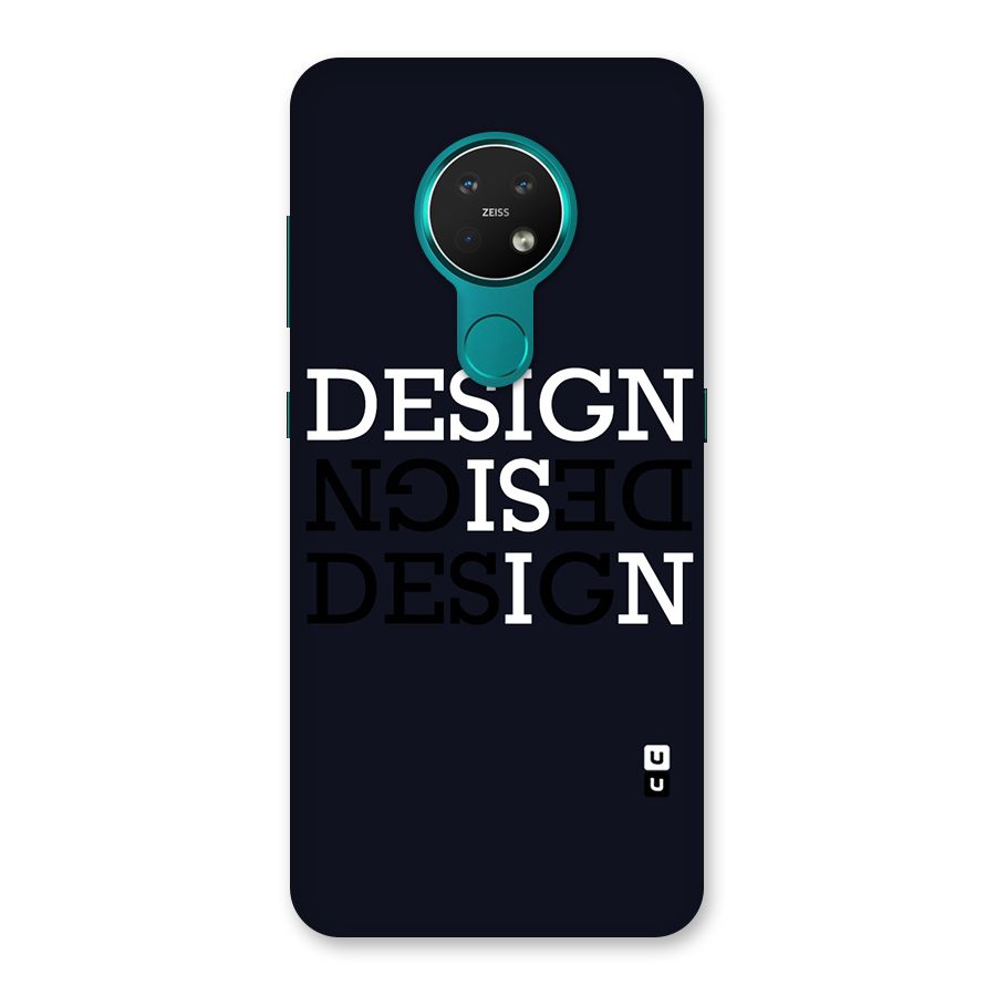 Design is In Typography Back Case for Nokia 7.2