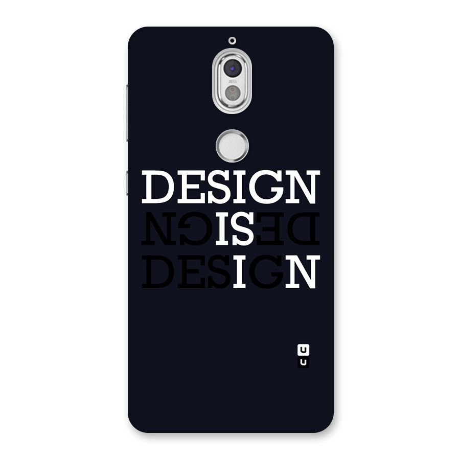 Design is In Typography Back Case for Nokia 7