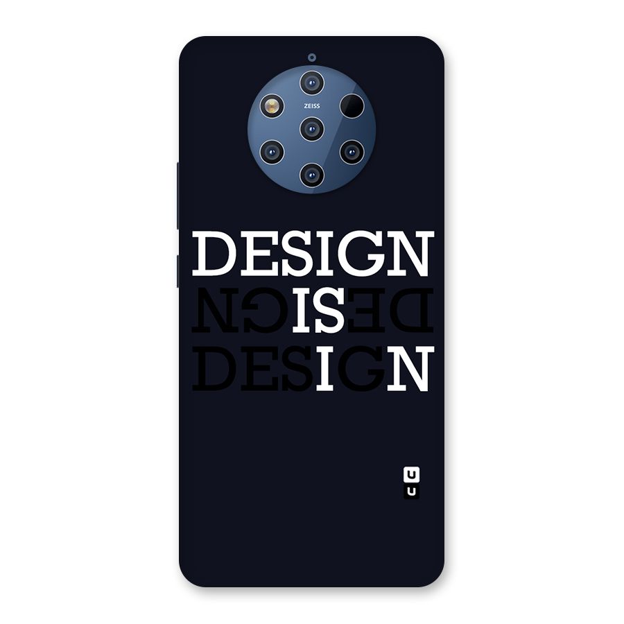 Design is In Typography Back Case for Nokia 9 PureView