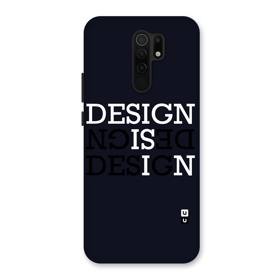 Design is In Typography Back Case for Poco M2