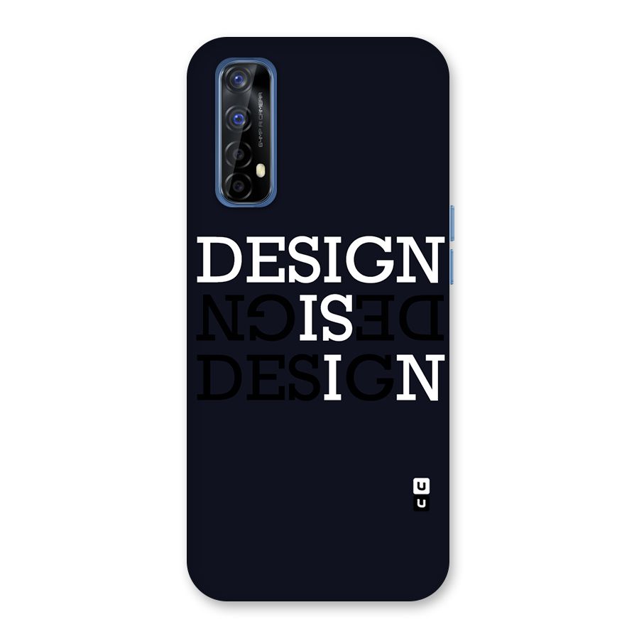 Design is In Typography Back Case for Realme 7