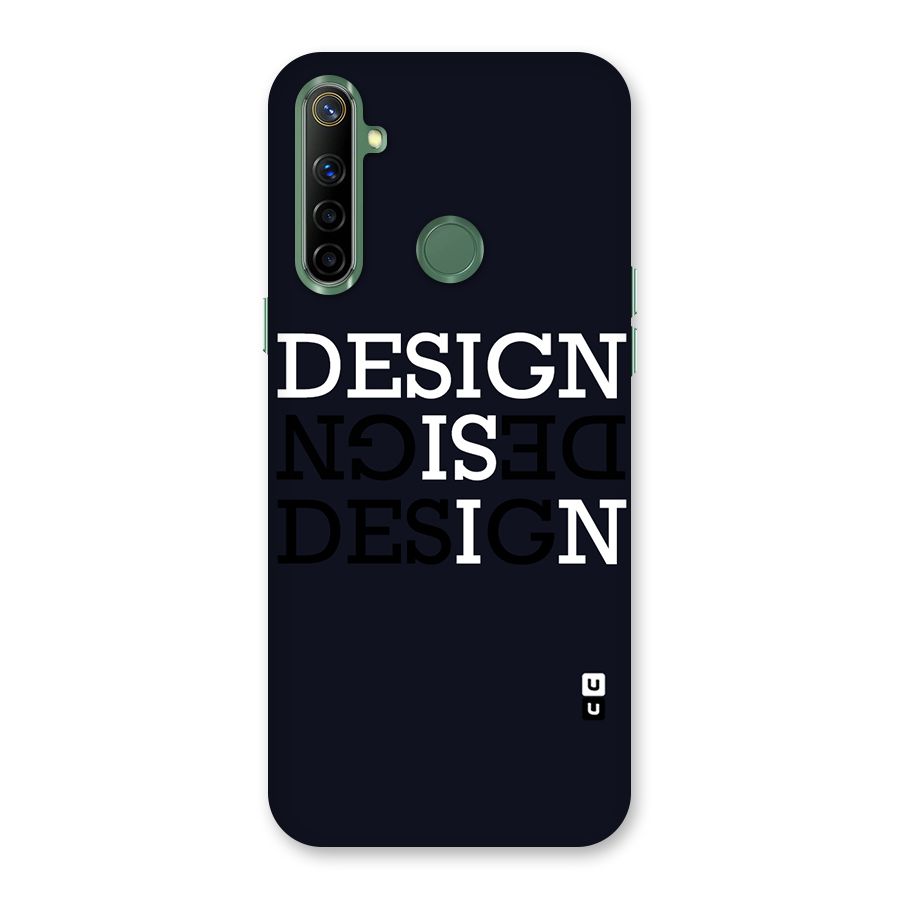 Design is In Typography Back Case for Realme Narzo 10