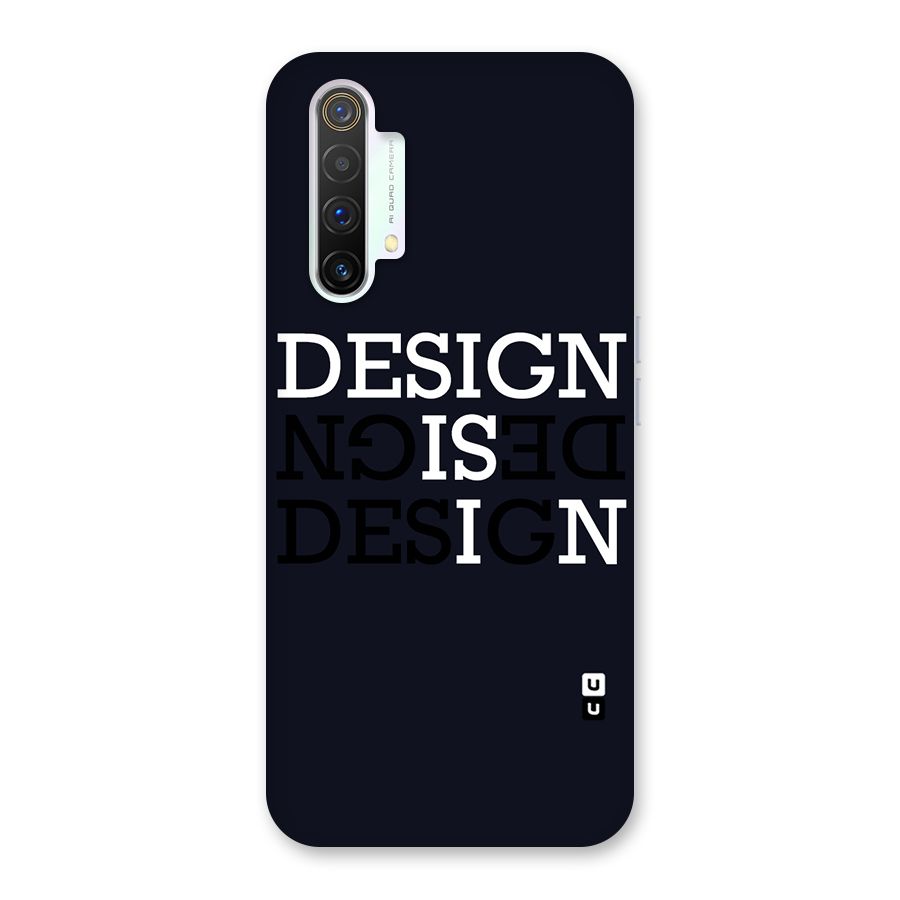 Design is In Typography Back Case for Realme X3