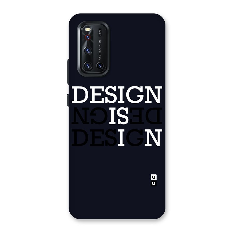 Design is In Typography Back Case for Vivo V19