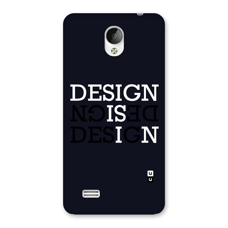 Design is In Typography Back Case for Vivo Y21