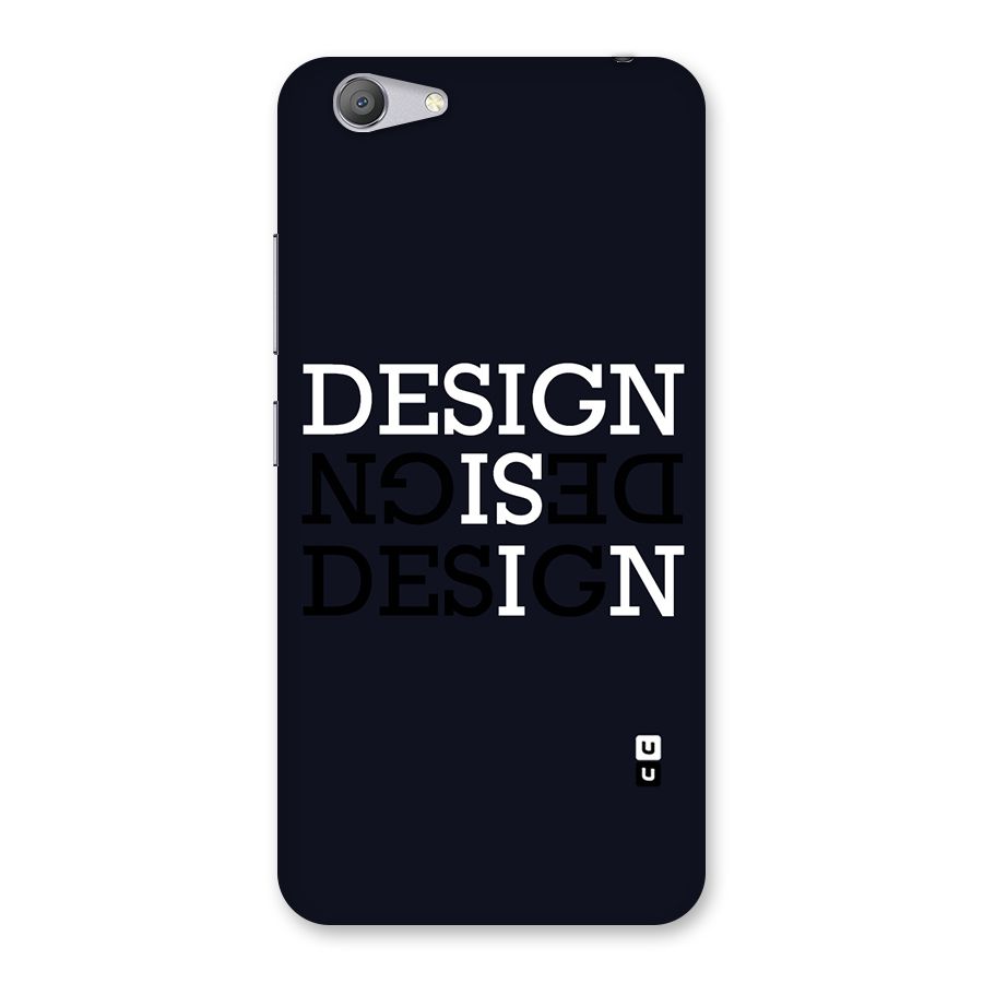 Design is In Typography Back Case for Vivo Y53