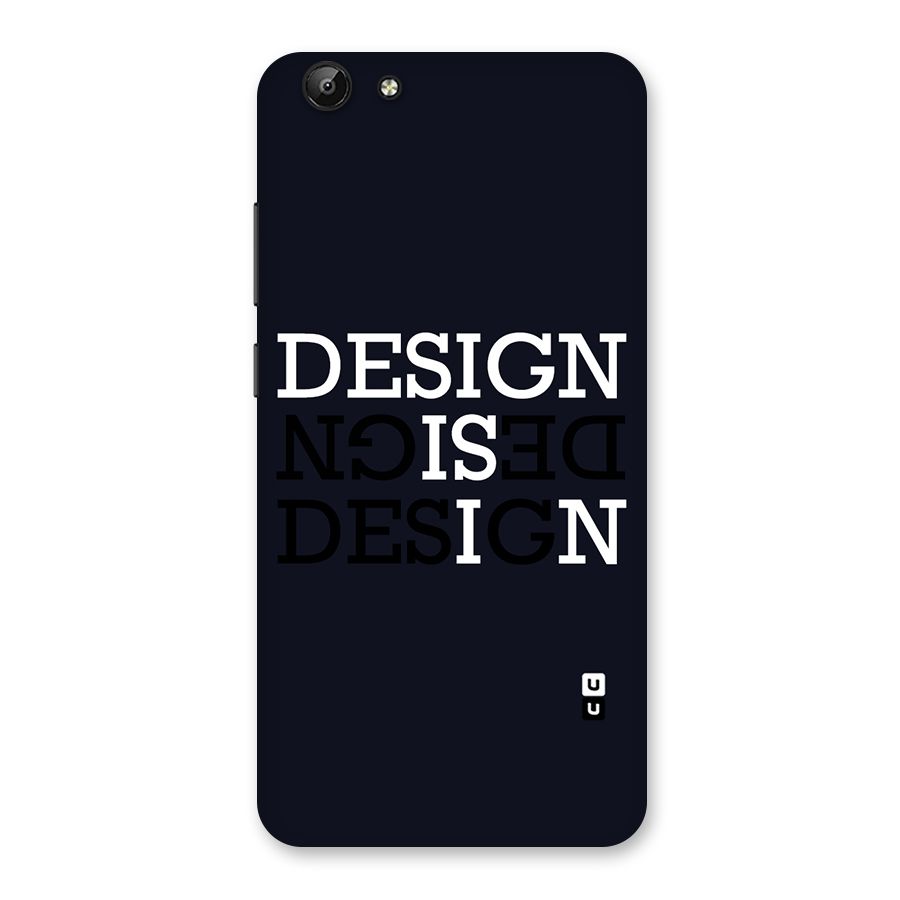 Design is In Typography Back Case for Vivo Y69