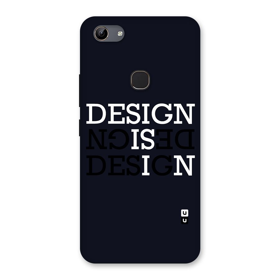 Design is In Typography Back Case for Vivo Y81