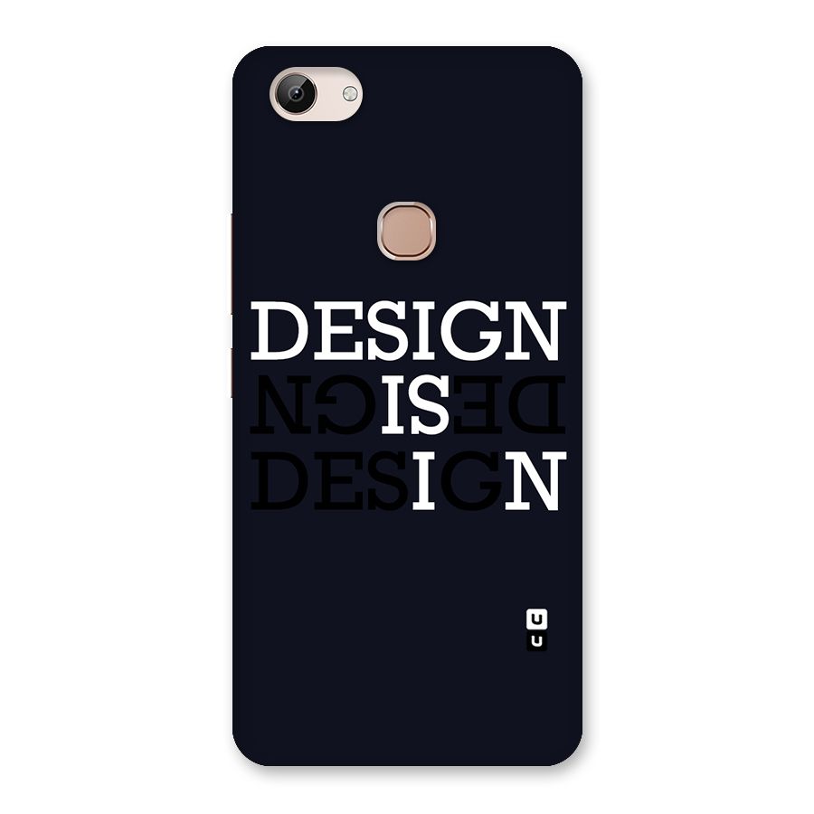 Design is In Typography Back Case for Vivo Y83
