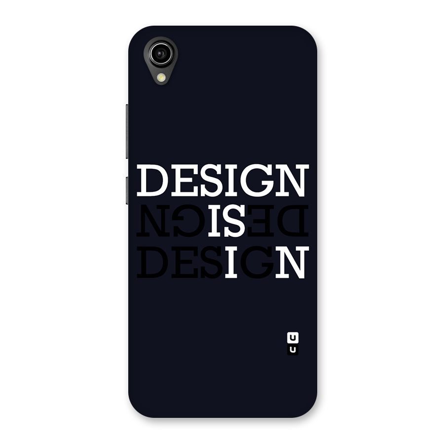 Design is In Typography Back Case for Vivo Y90
