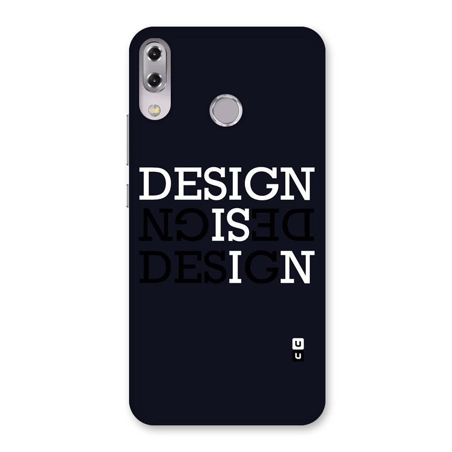 Design is In Typography Back Case for Zenfone 5Z
