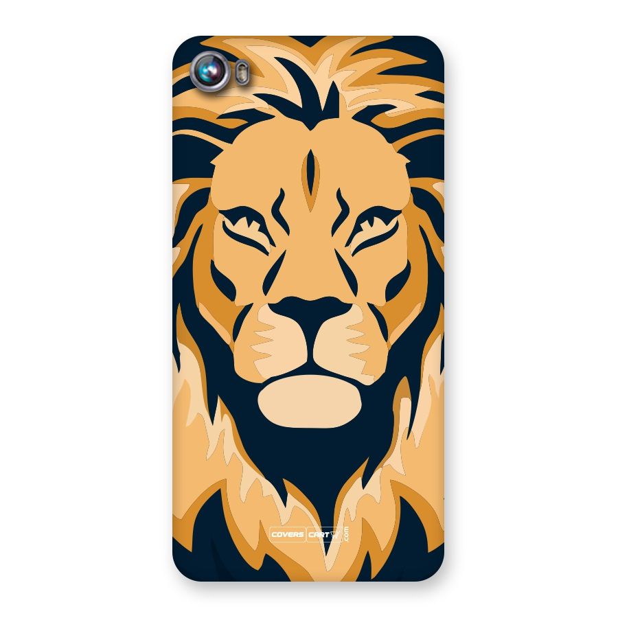 Designer Lion Back Case for Micromax Canvas Fire 4 A107