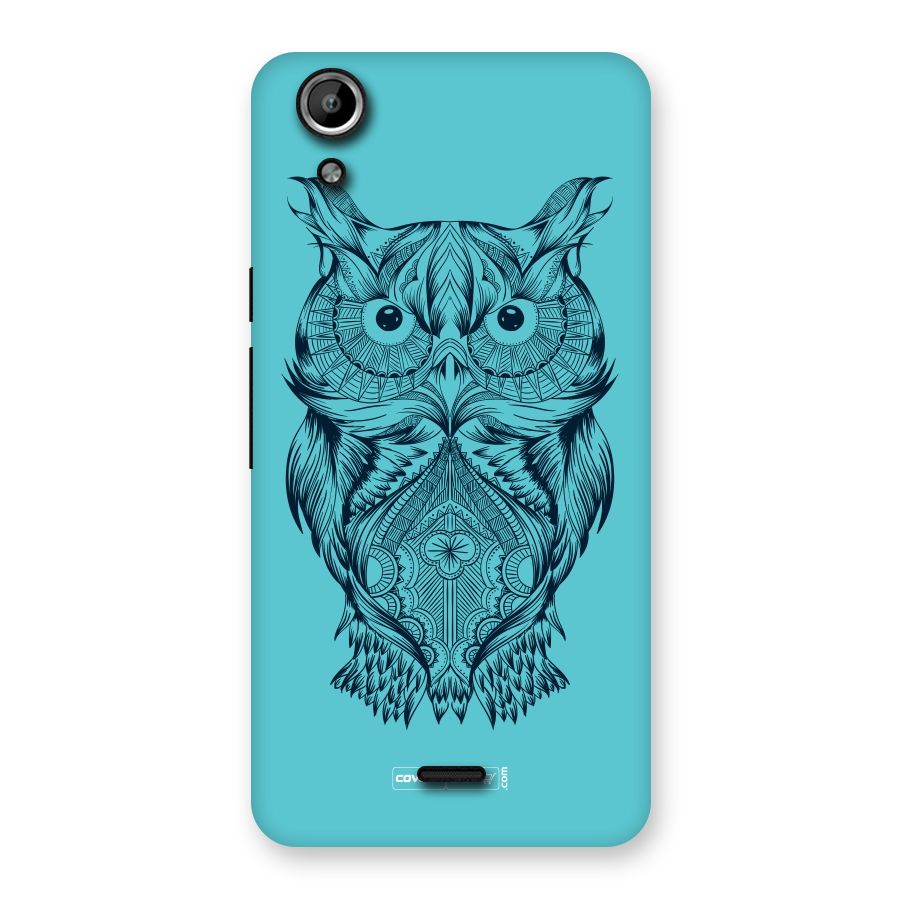 Designer Owl Back Case for Micromax Canvas Selfie Lens Q345