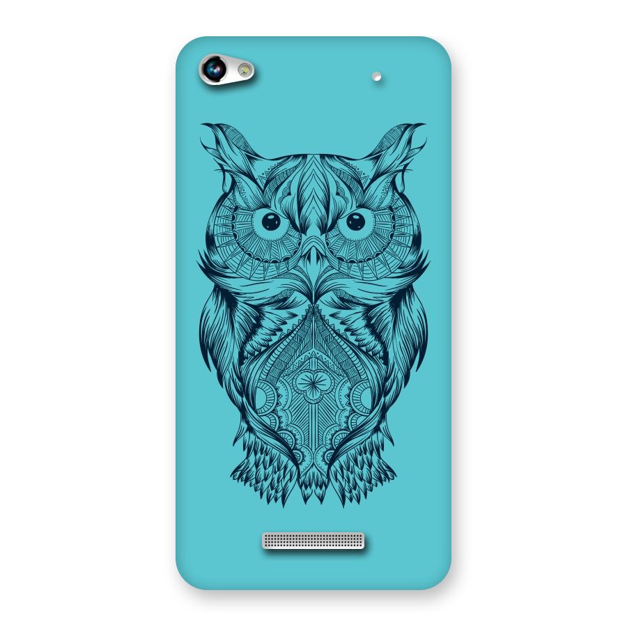 Designer Owl Back Case for Micromax Hue 2
