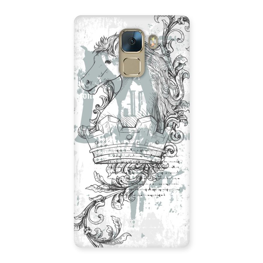 Designous Vintage Back Case for Huawei Honor 7