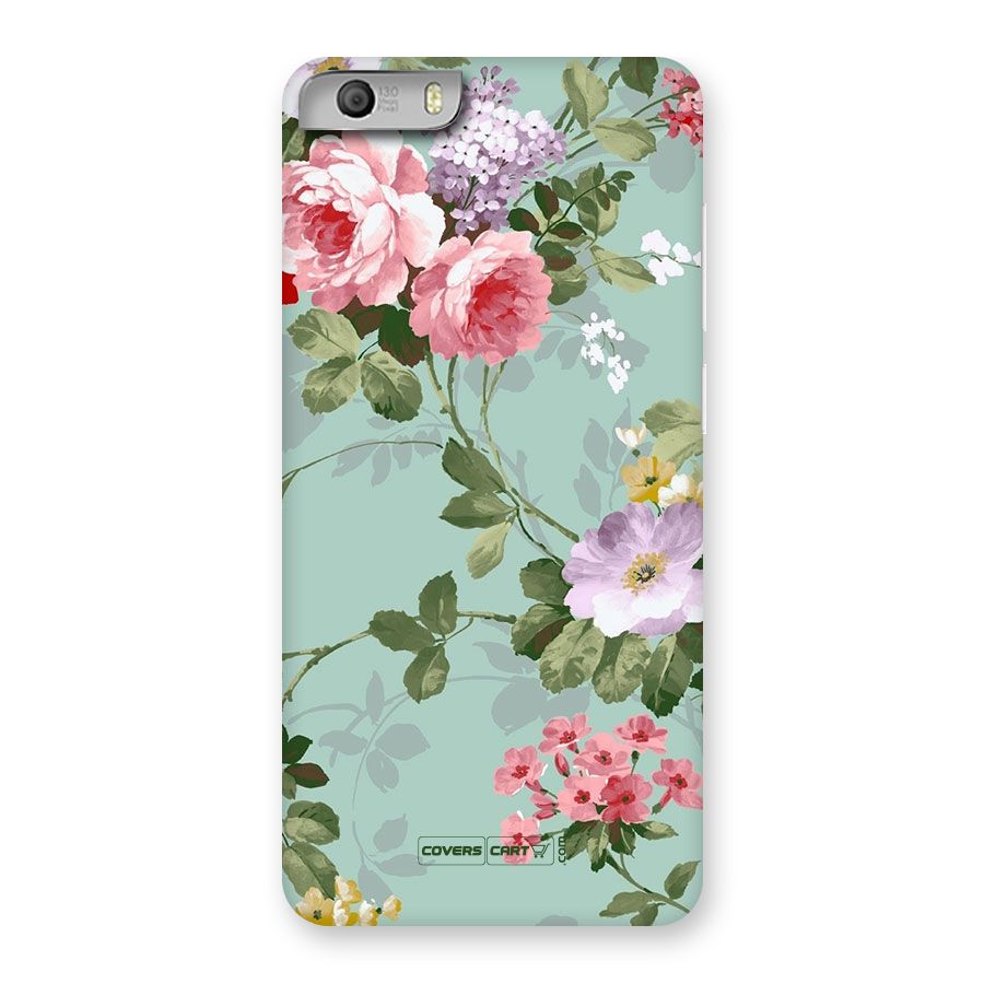 Desinger Floral Back Case for Micromax Canvas Knight 2