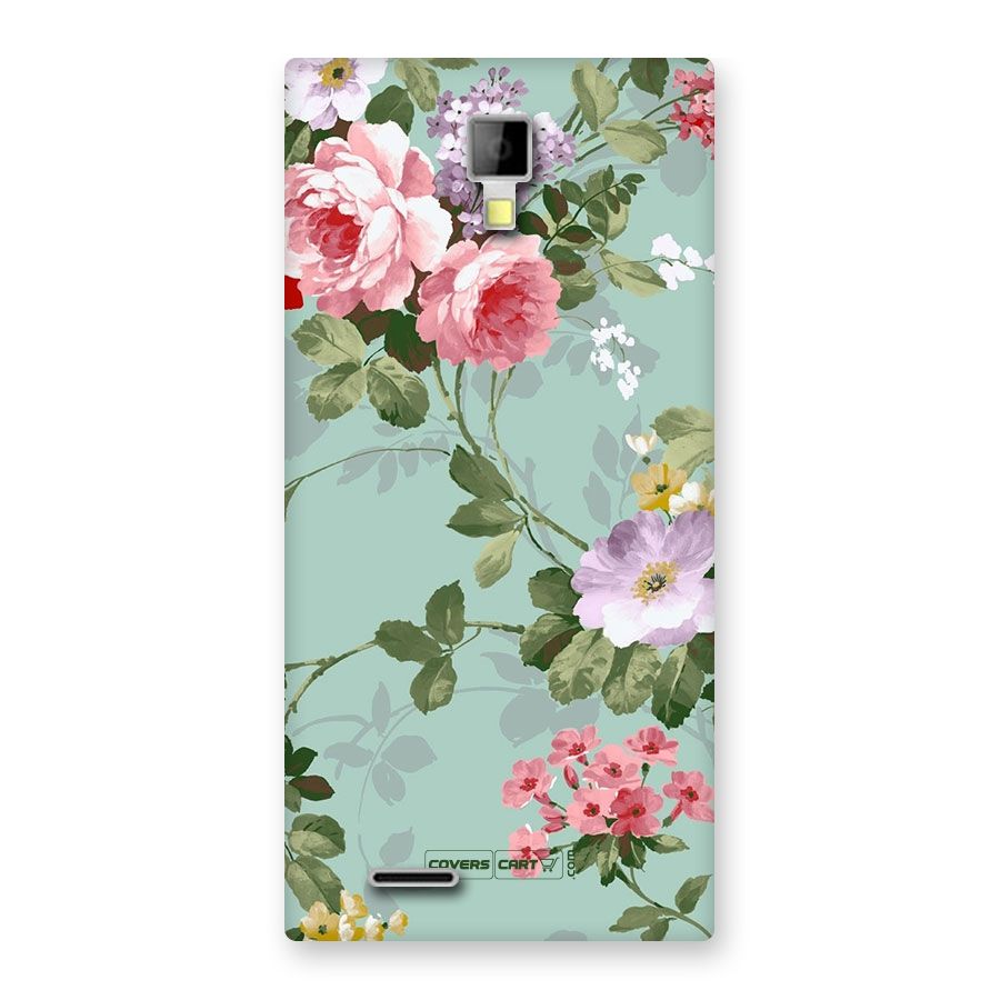 Desinger Floral Back Case for Micromax Canvas Xpress A99