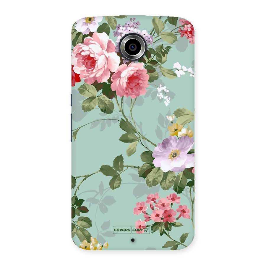Desinger Floral Back Case for Nexsus 6