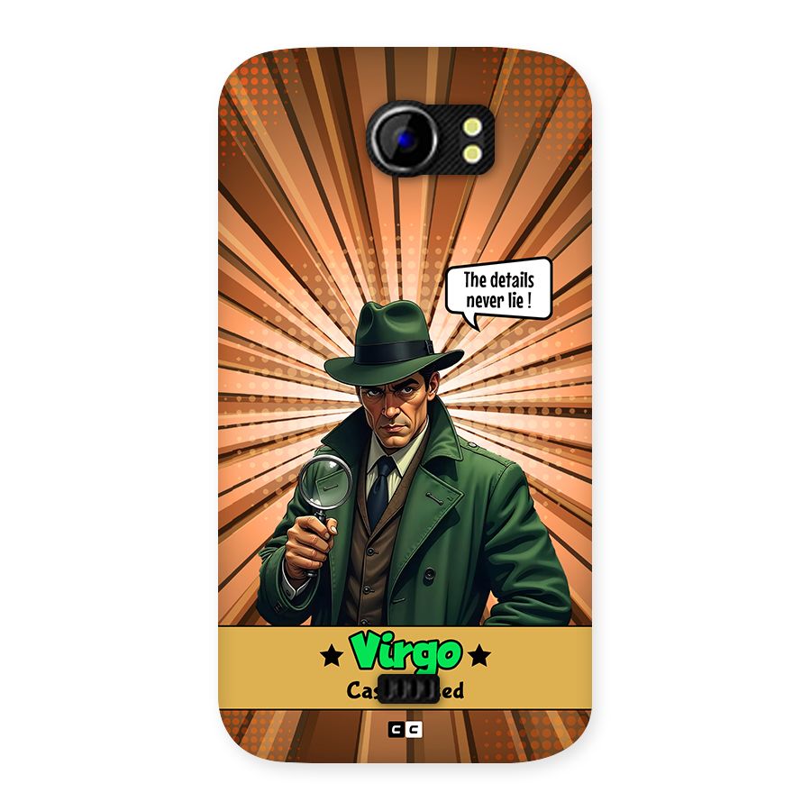 Detective Virgo Back Case for Canvas 2 A110