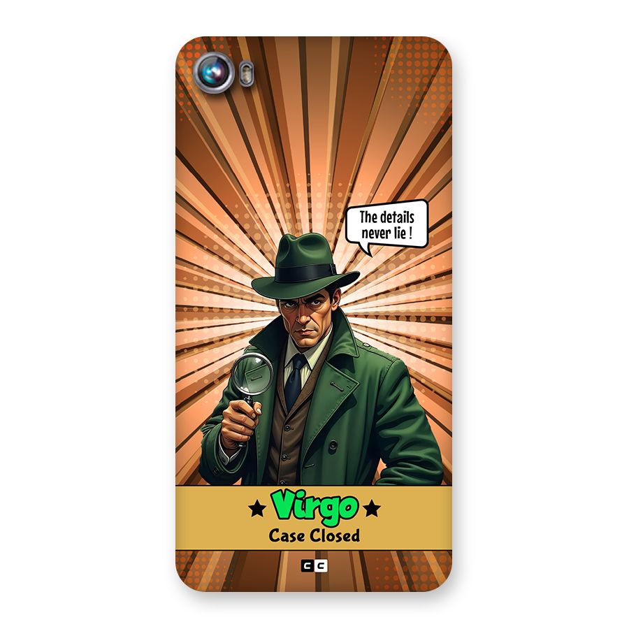 Detective Virgo Back Case for Canvas Fire 4 (A107)