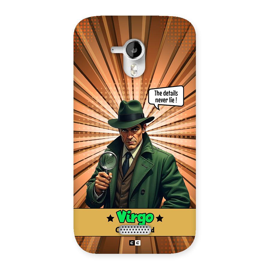 Detective Virgo Back Case for Canvas HD A116