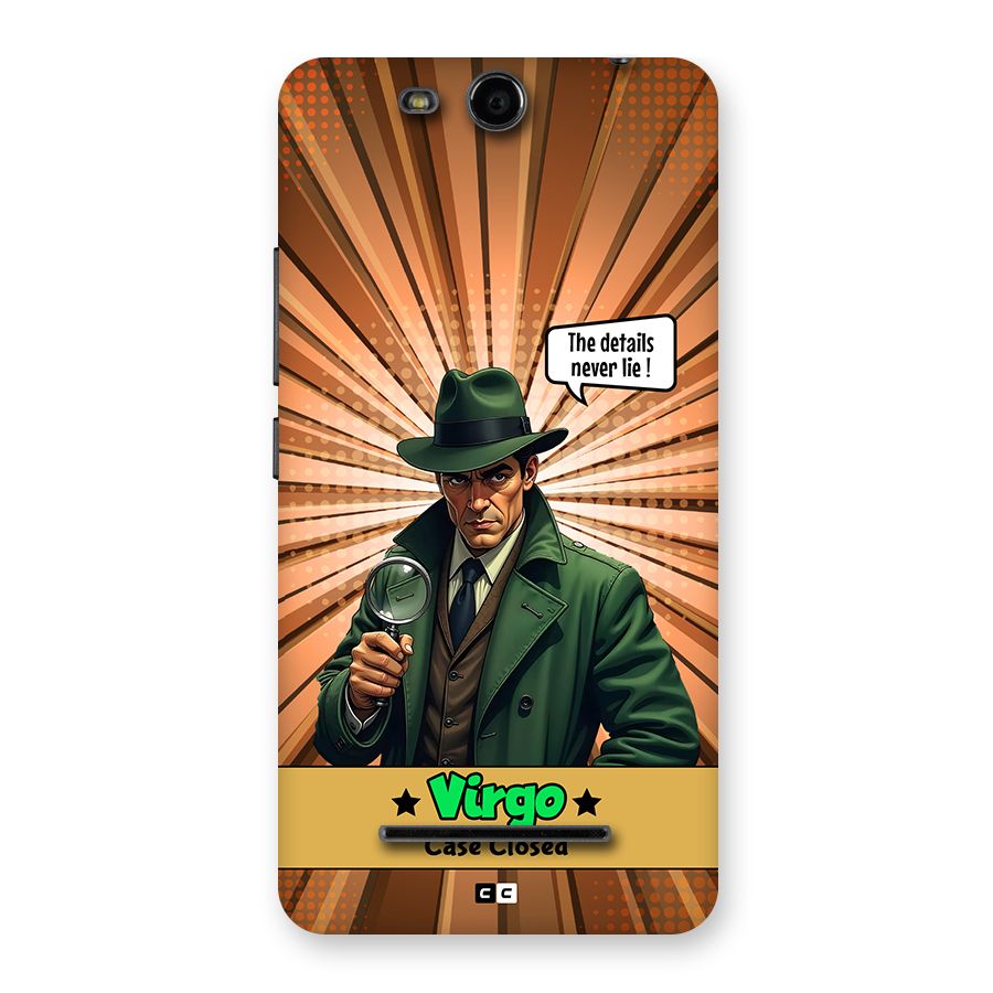 Detective Virgo Back Case for Canvas Juice 3 Q392