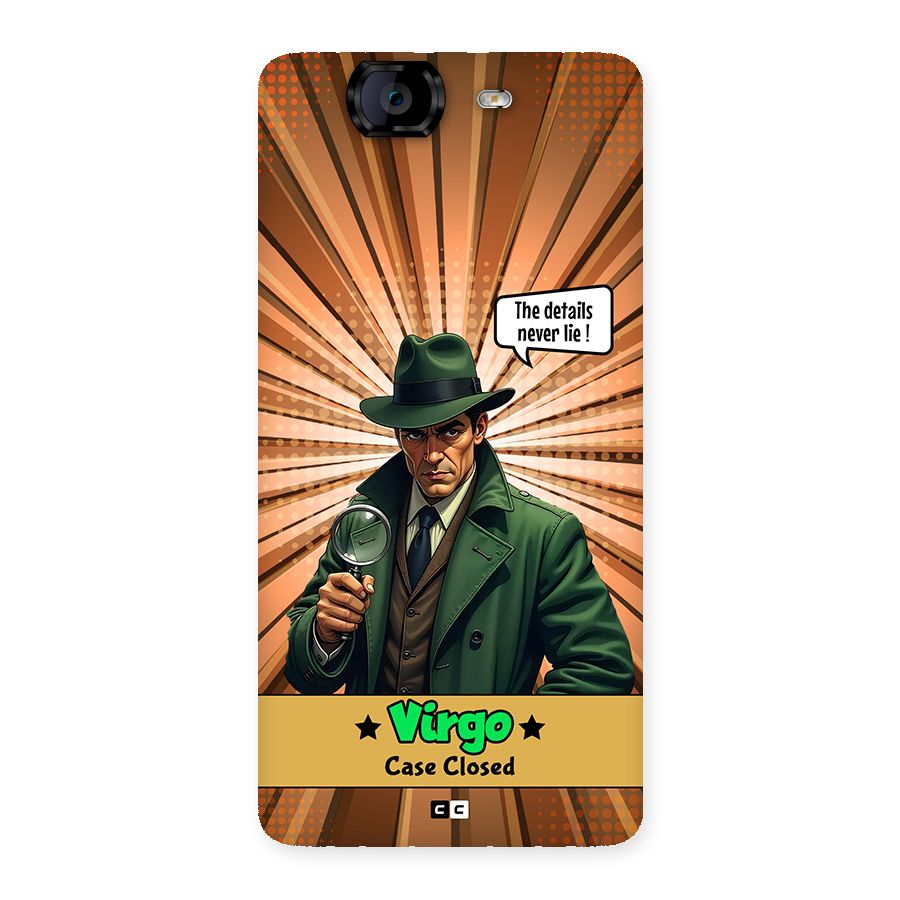 Detective Virgo Back Case for Canvas Knight A350