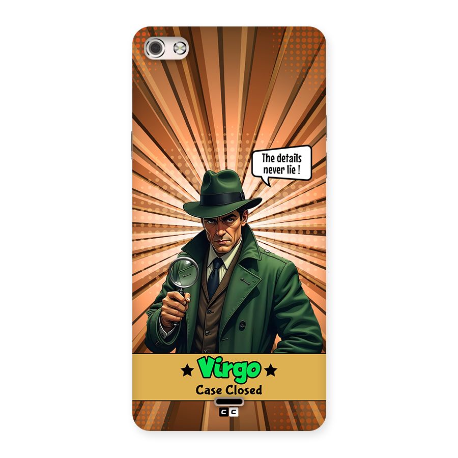 Detective Virgo Back Case for Canvas Silver 5