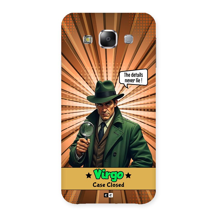 Detective Virgo Back Case for Galaxy E5