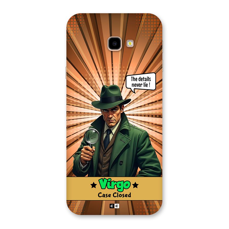 Detective Virgo Back Case for Galaxy J4 Plus