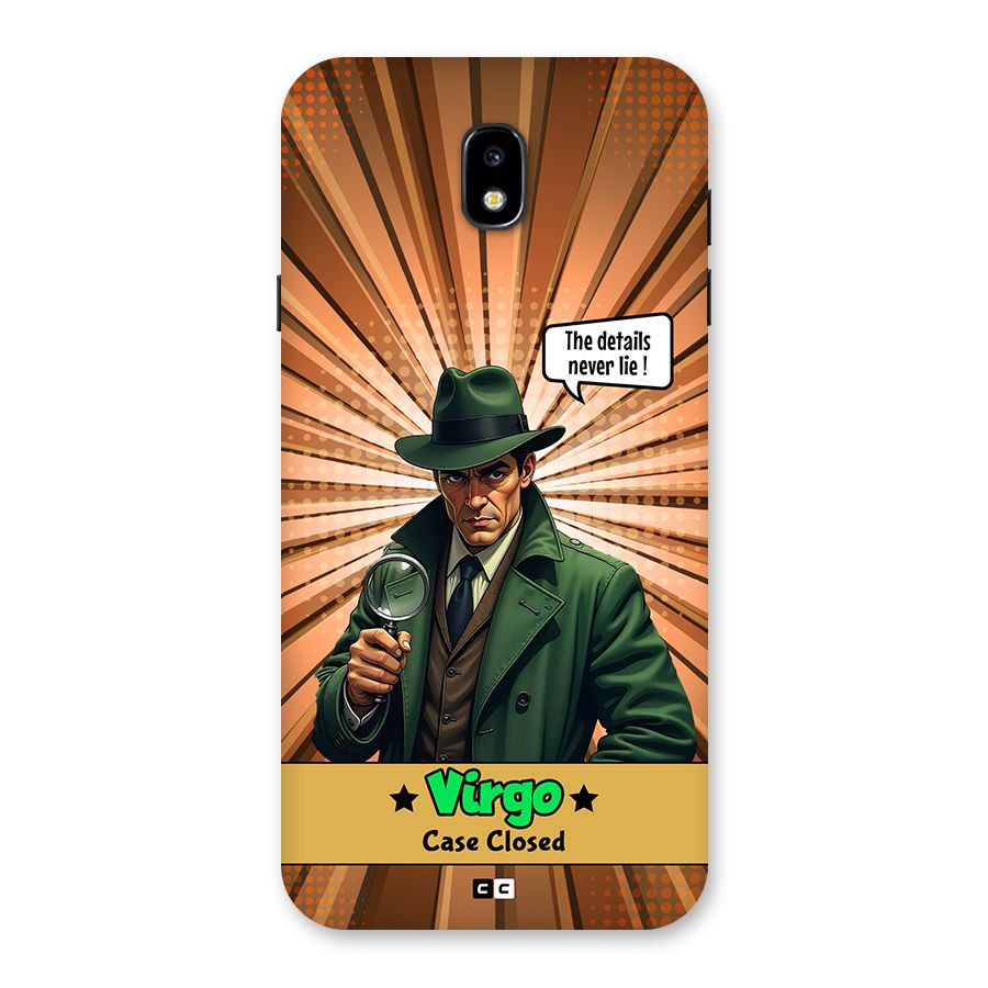 Detective Virgo Back Case for Galaxy J7 Pro