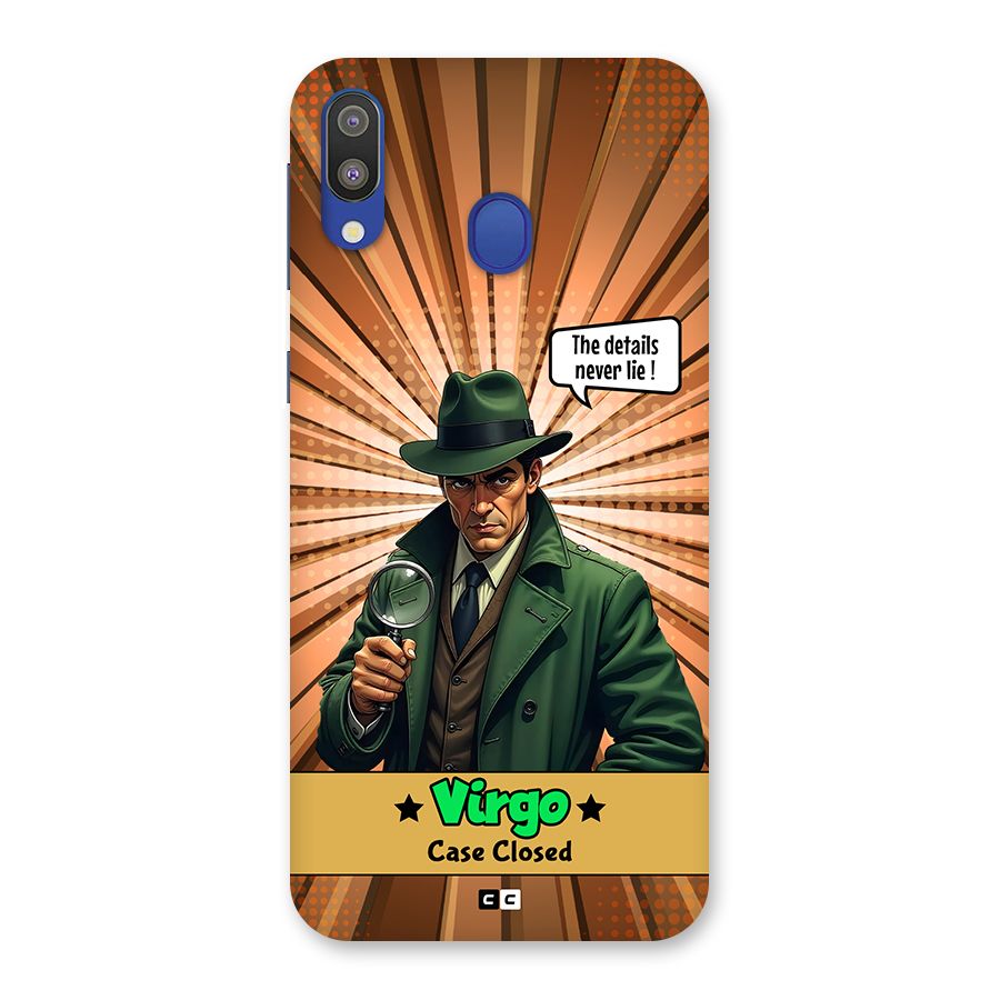 Detective Virgo Back Case for Galaxy M20