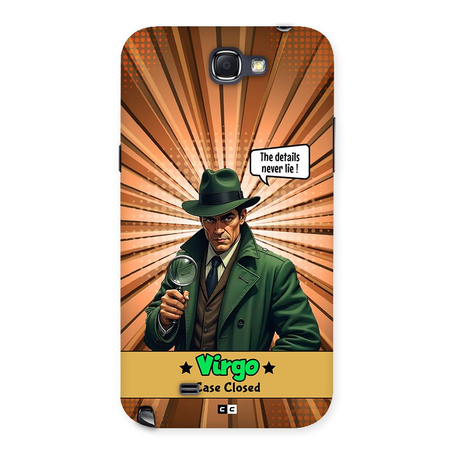 Detective Virgo Back Case for Galaxy Note 2