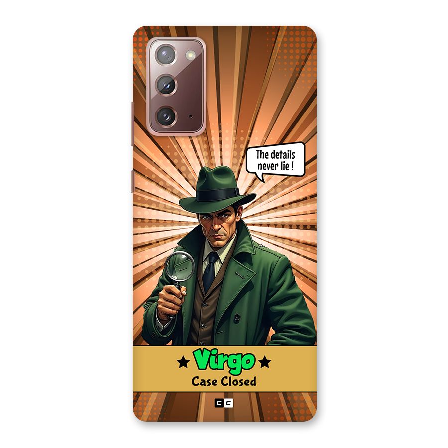 Detective Virgo Back Case for Galaxy Note 20
