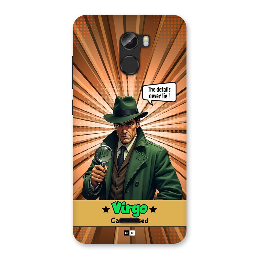 Detective Virgo Back Case for Gionee X1