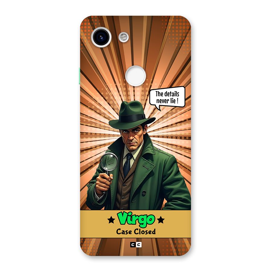 Detective Virgo Back Case for Google Pixel 3