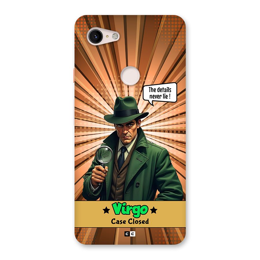 Detective Virgo Back Case for Google Pixel 3 XL