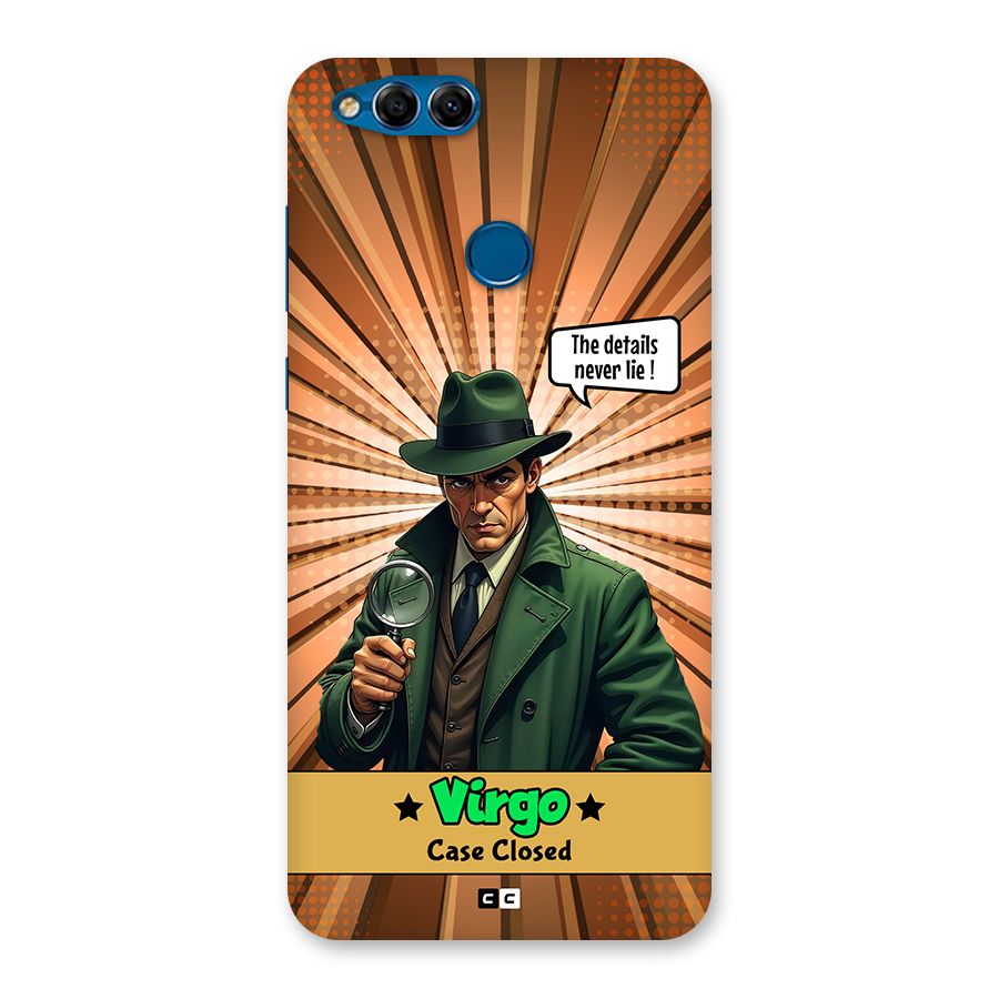 Detective Virgo Back Case for Honor 7X